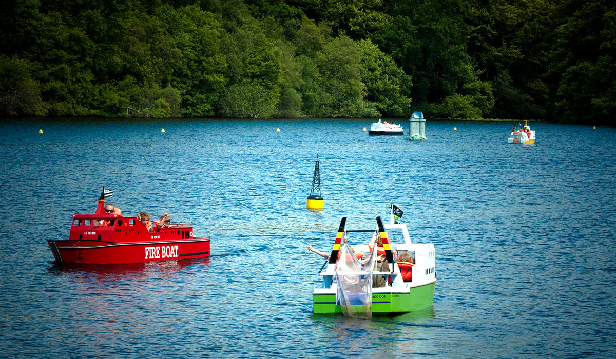 The miniature port on the Villecartier forest