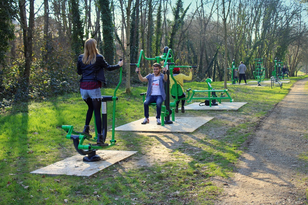 Parcours sportif au Jardin de l'eau