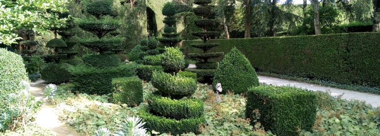 Le jardin mouvementé à la Ballue